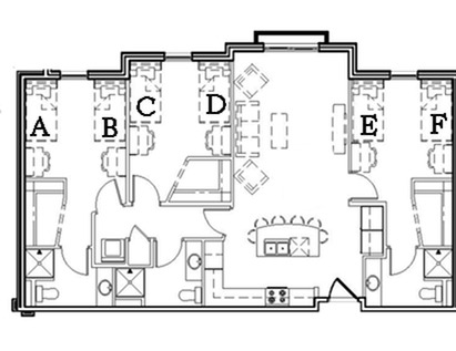 6 person apartment