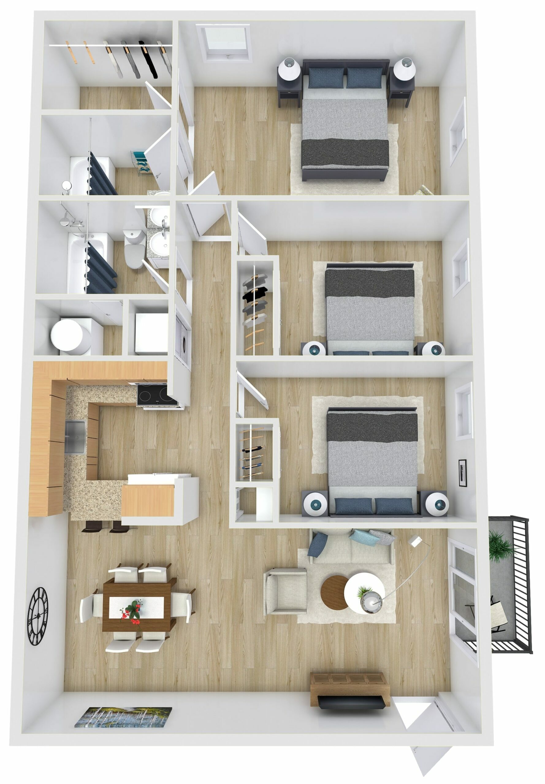 Silvertree 3 Bedroom Floorplan