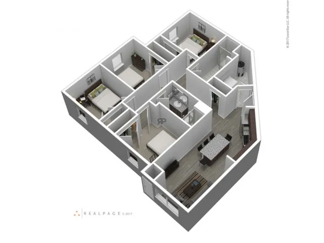 345 Flats - 4x2 Corner
