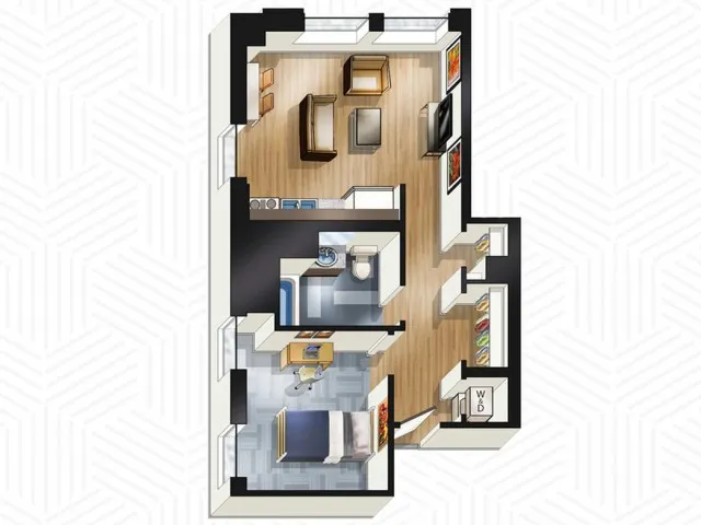 The Buckingham Student Living - 1x1. Floors 22-25