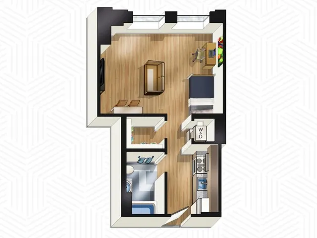 The Buckingham Student Living - Studio Floors 22-25