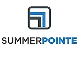 Modern logo for Summer Pointe with sleek geometric design and bold typography.