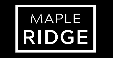 Chic Maple Ridge logo in bold text, representing modern and stylish apartment living.