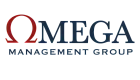 Distinctive logo of Weigand-Omega Management, featuring bold red and blue colors.
