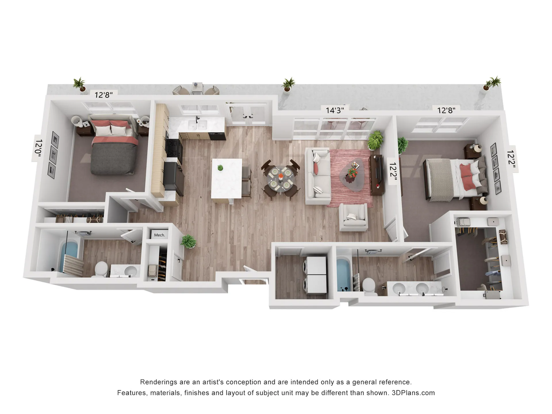 The Boardwalk Apartments - Emerald Penthouse