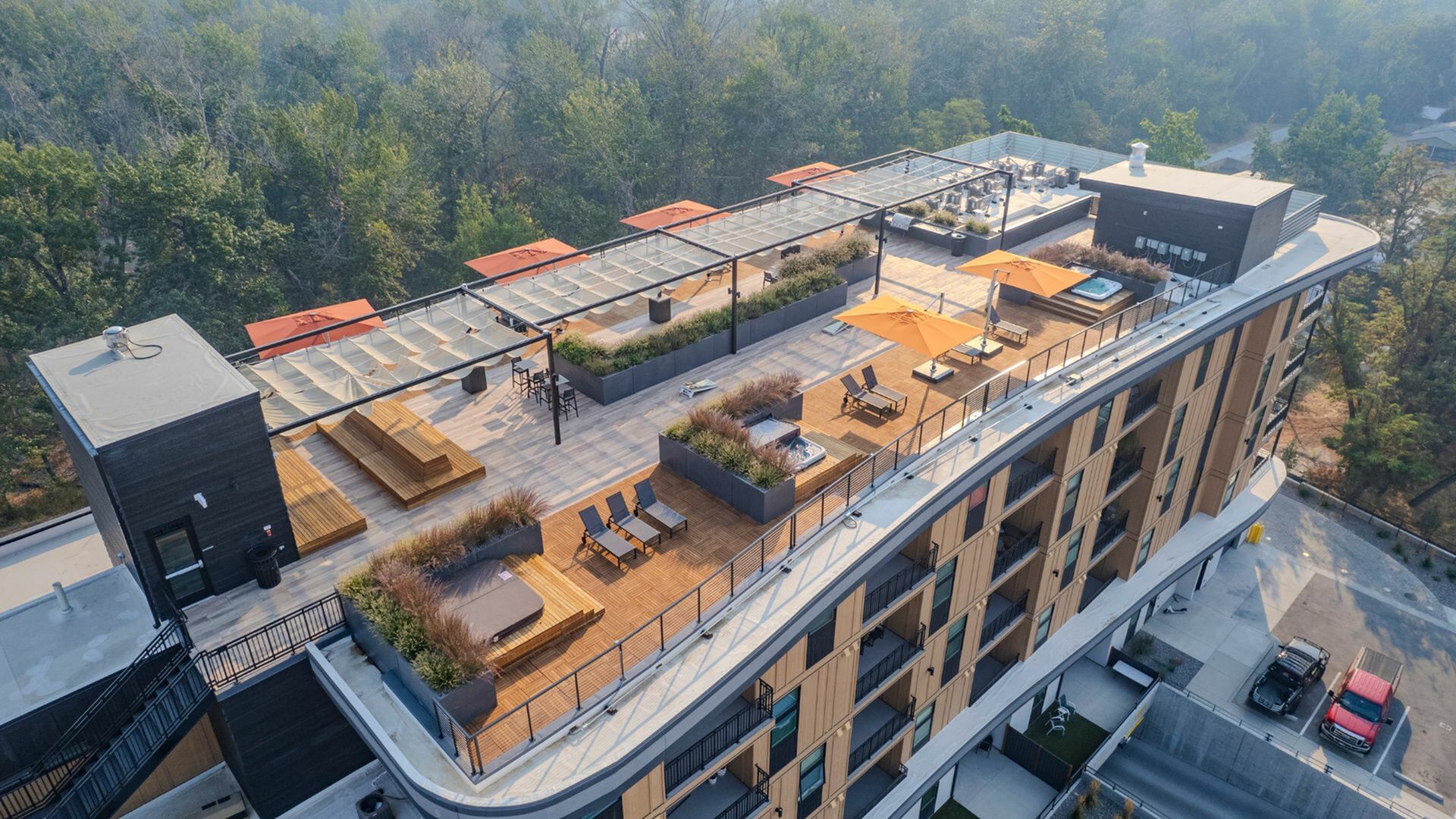 The Boardwalk Apartments Amenity Deck