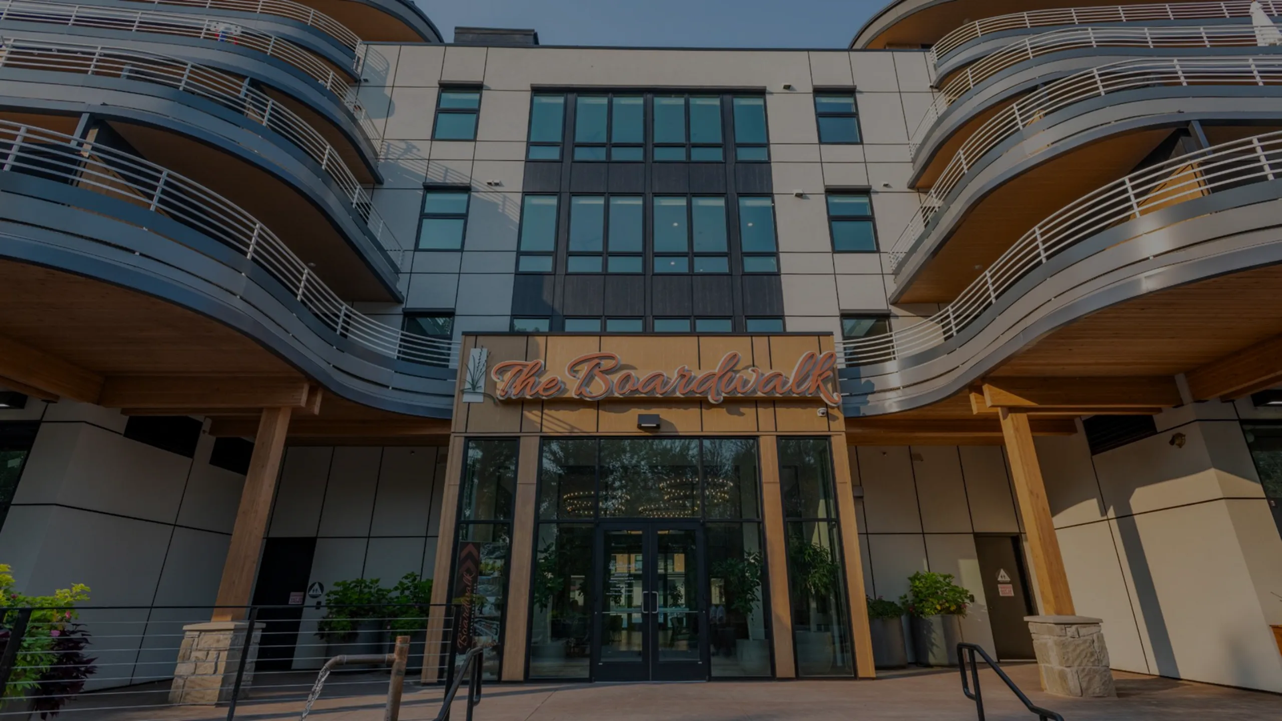 The Boardwalk Apartment Lobby Entrance