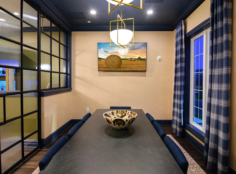 Sophisticated Meeting Room featuring a 65