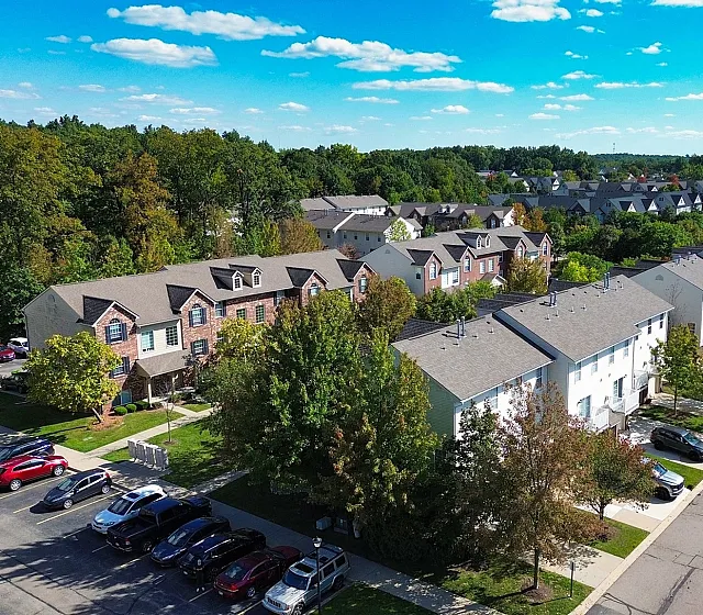 Blue Heron Pointe - Townhomes Aerial View