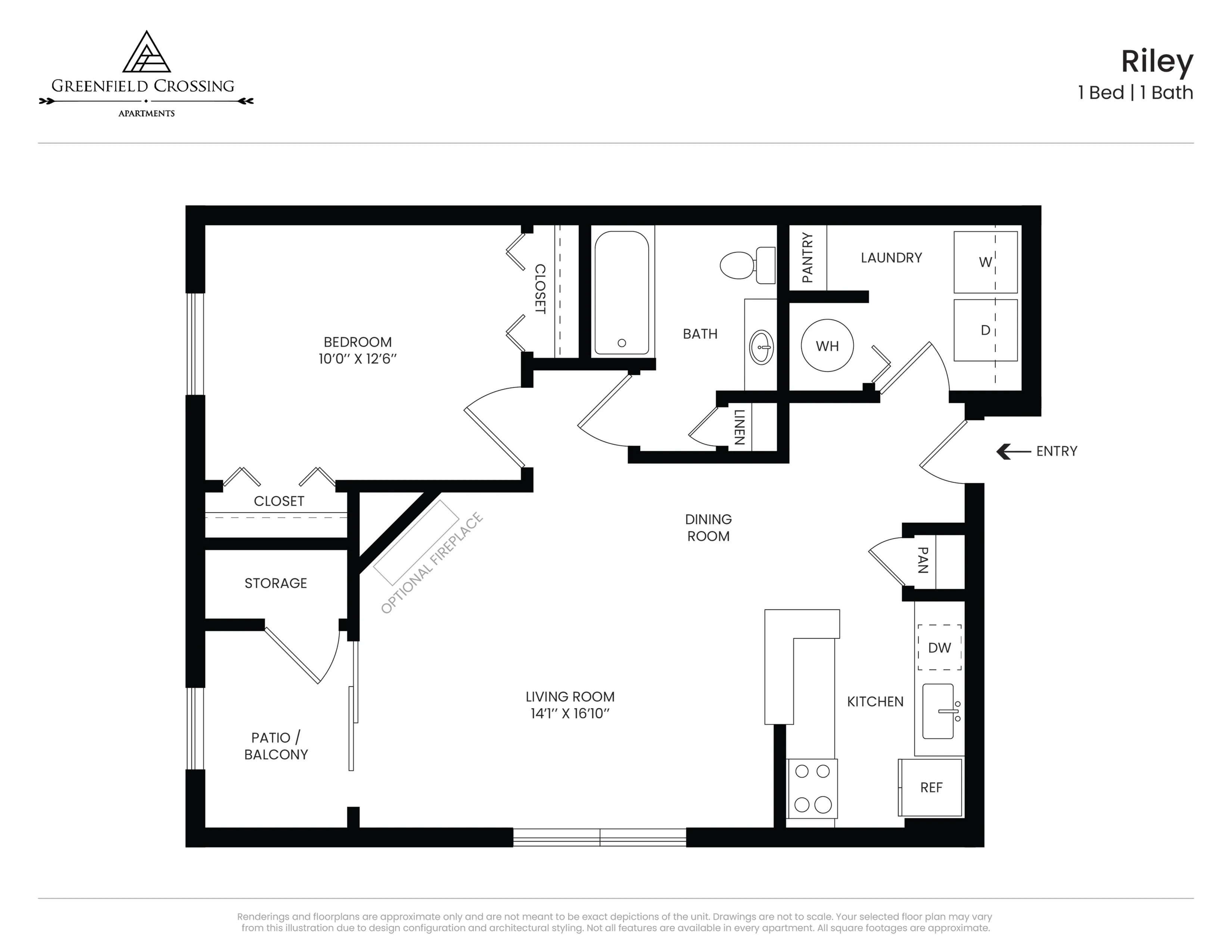 Riley One Bedroom