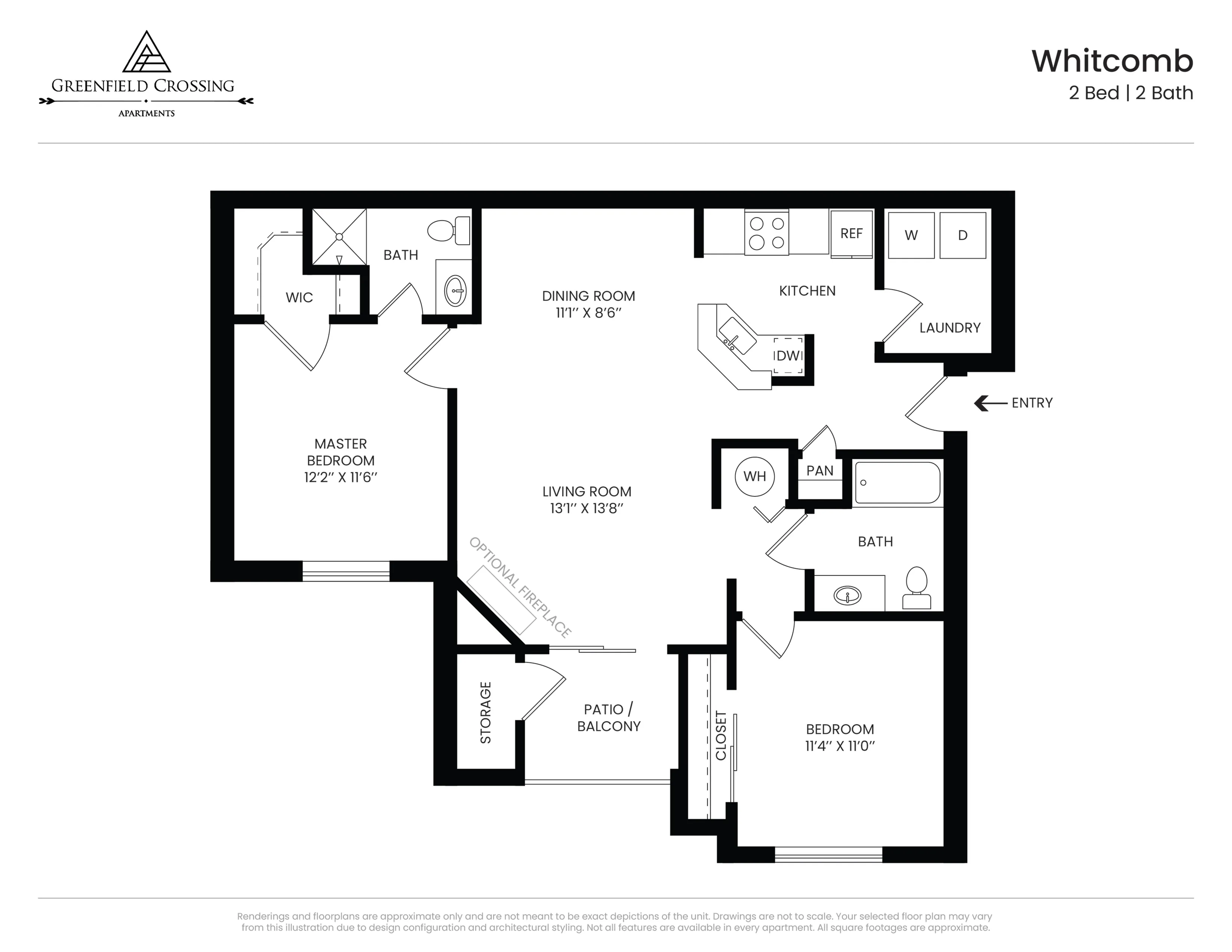 Whitcomb Two Bedroom