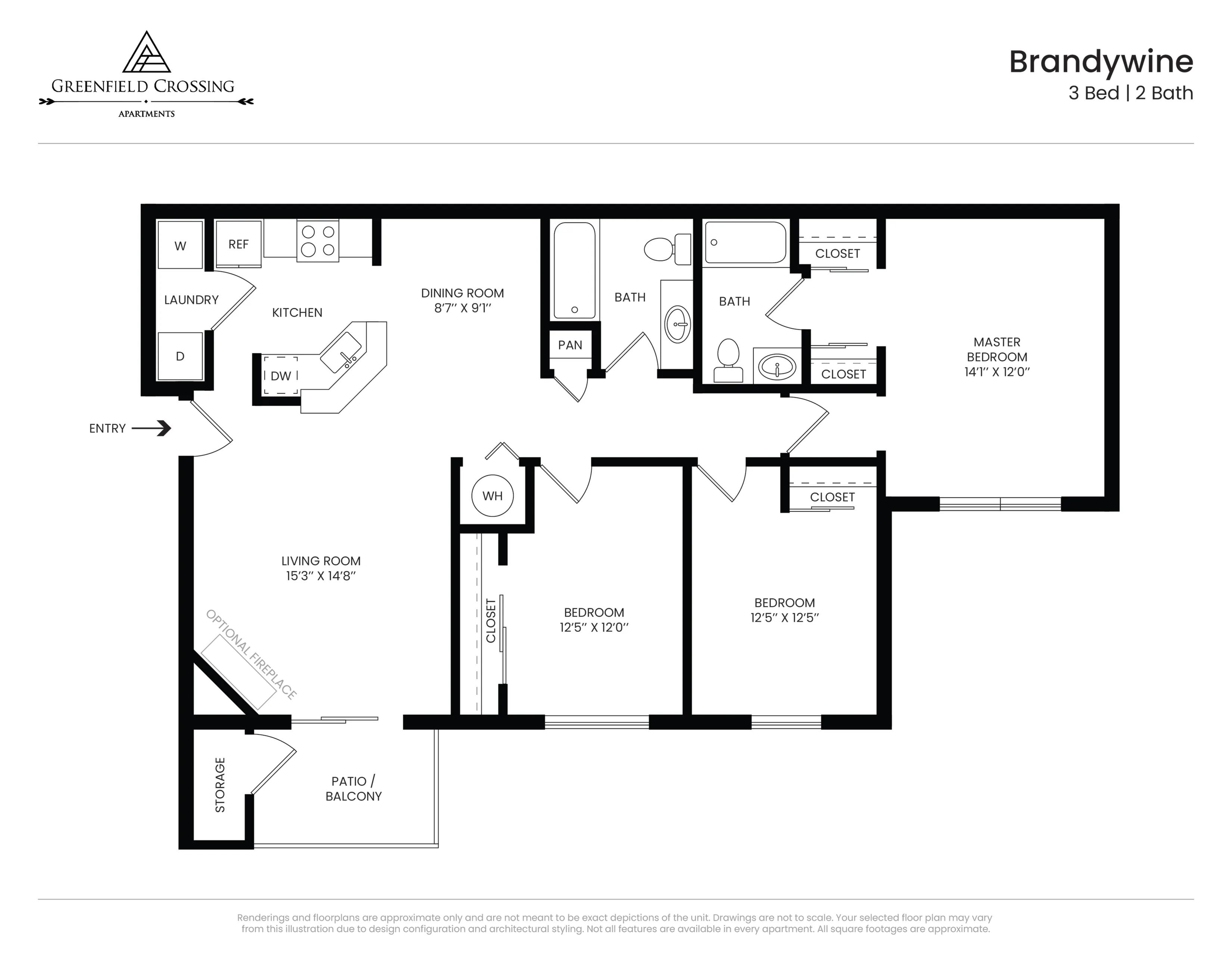 Brandywine Three Bedroom