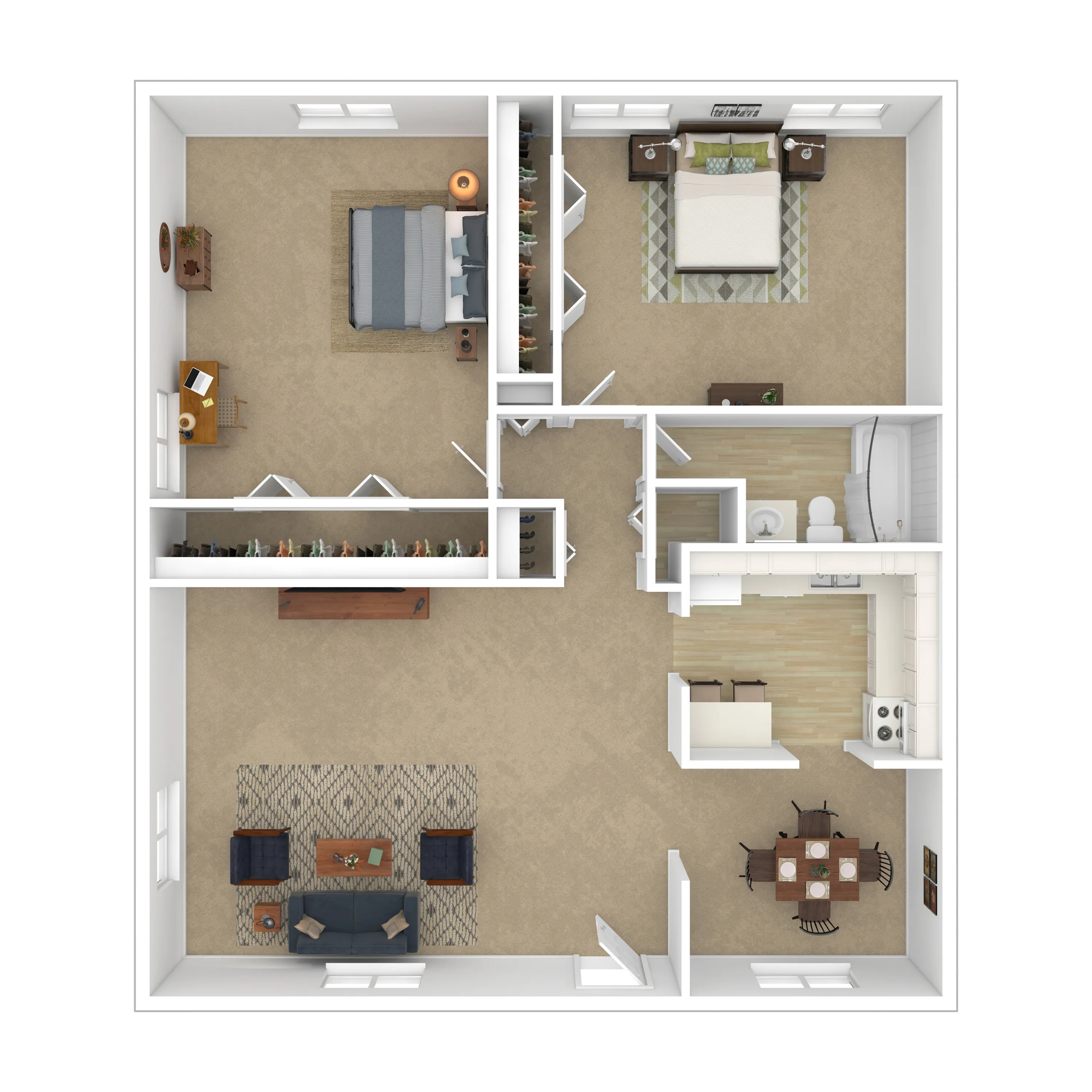 3D Furnished Normandy