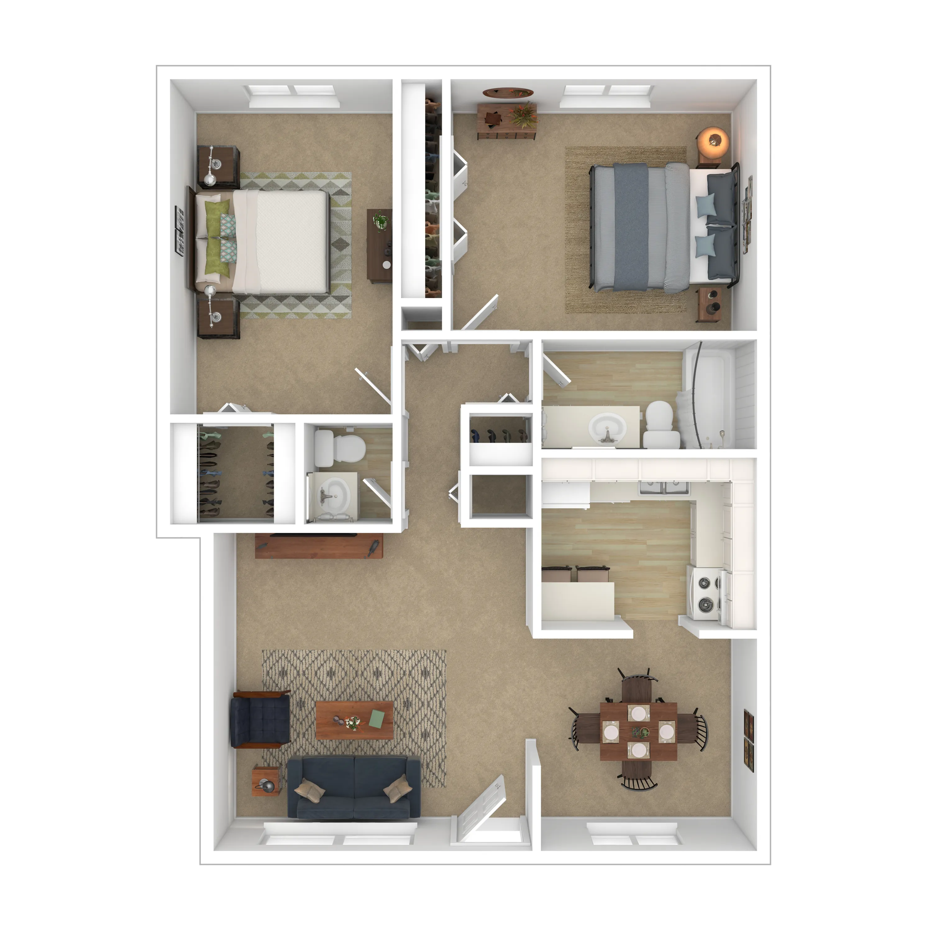 3D Furnished Vienne