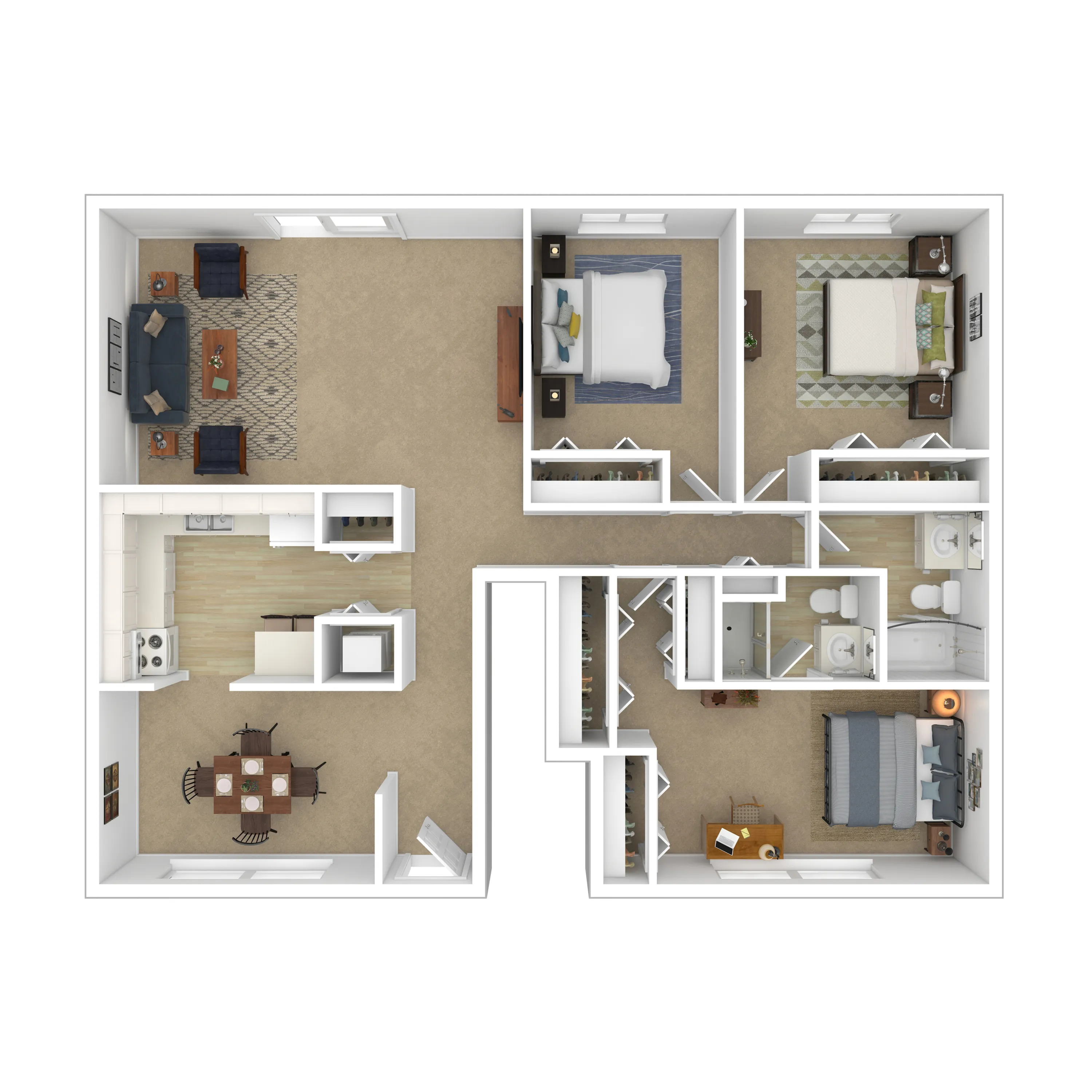 3D Furnished Brittany