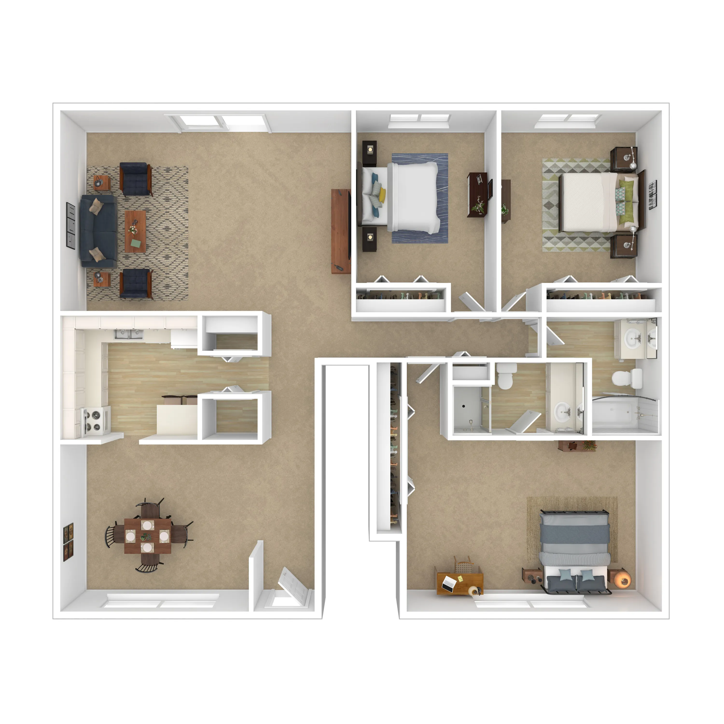 3D Furnished Vincennes