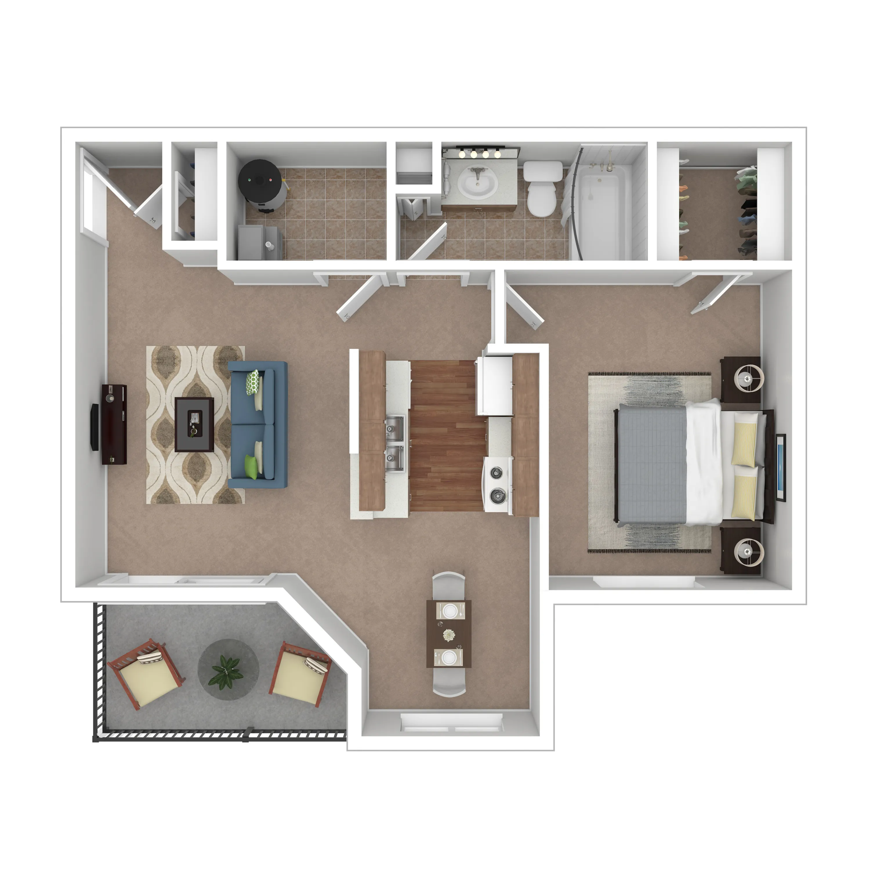 Golden 1 Bed 1 Bath
