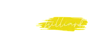 Modern logo design featuring bold white text with a vibrant yellow brushstroke, reading 'The Pointe Hilliard.'