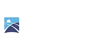 Federal Hill Apartments logo featuring a stylized sunrise over rolling hills, conveying a sense of modern elegance and inviting community living.