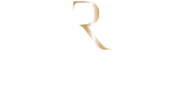 Elegant logo for Reserve at Madison Flatts featuring a stylized letter R in gold on a black background, evoking luxury and refinement.