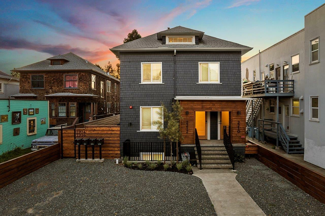 Newly renovated exterior with secure front door