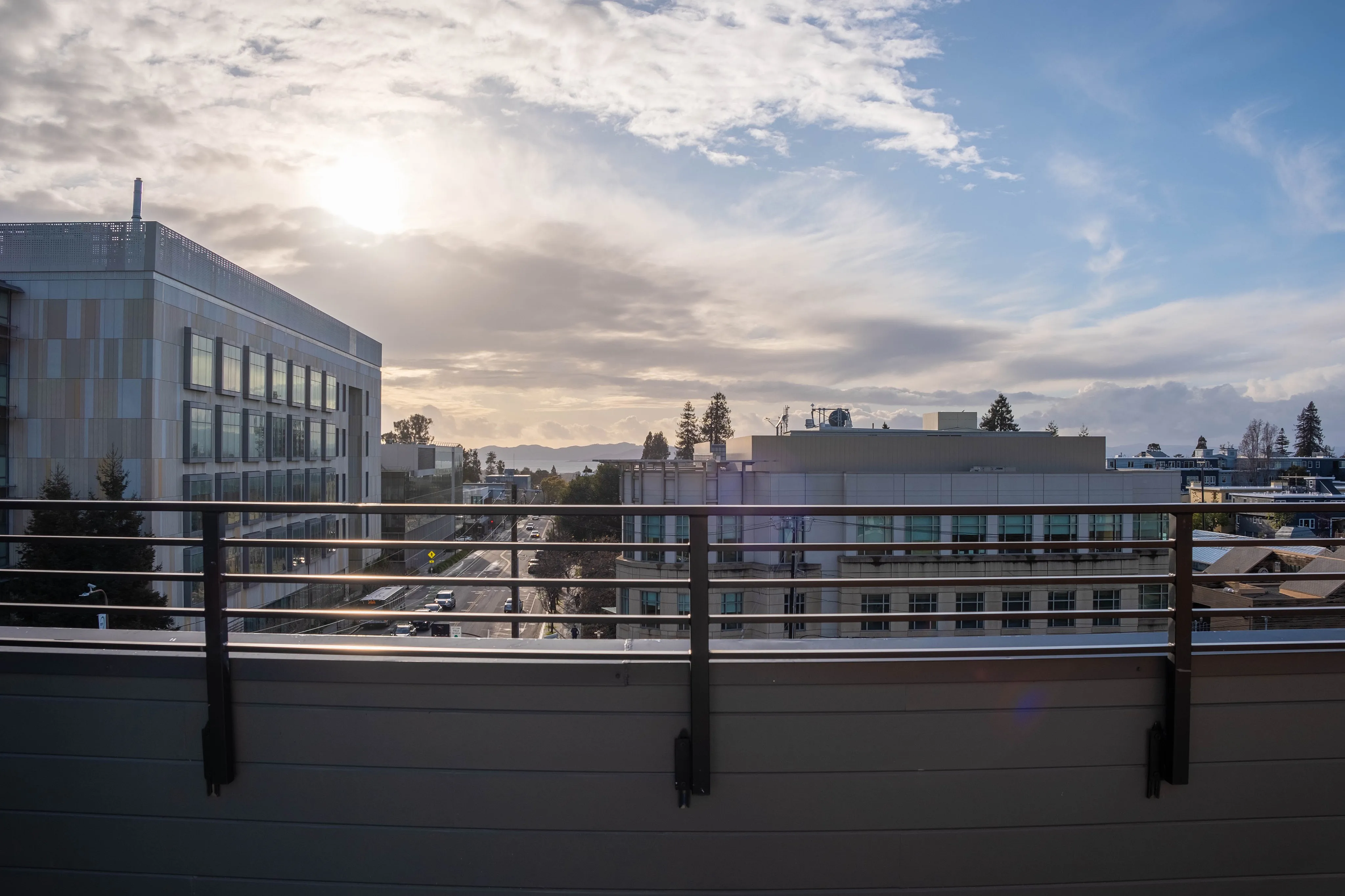 Rooftop with stunning bay views
