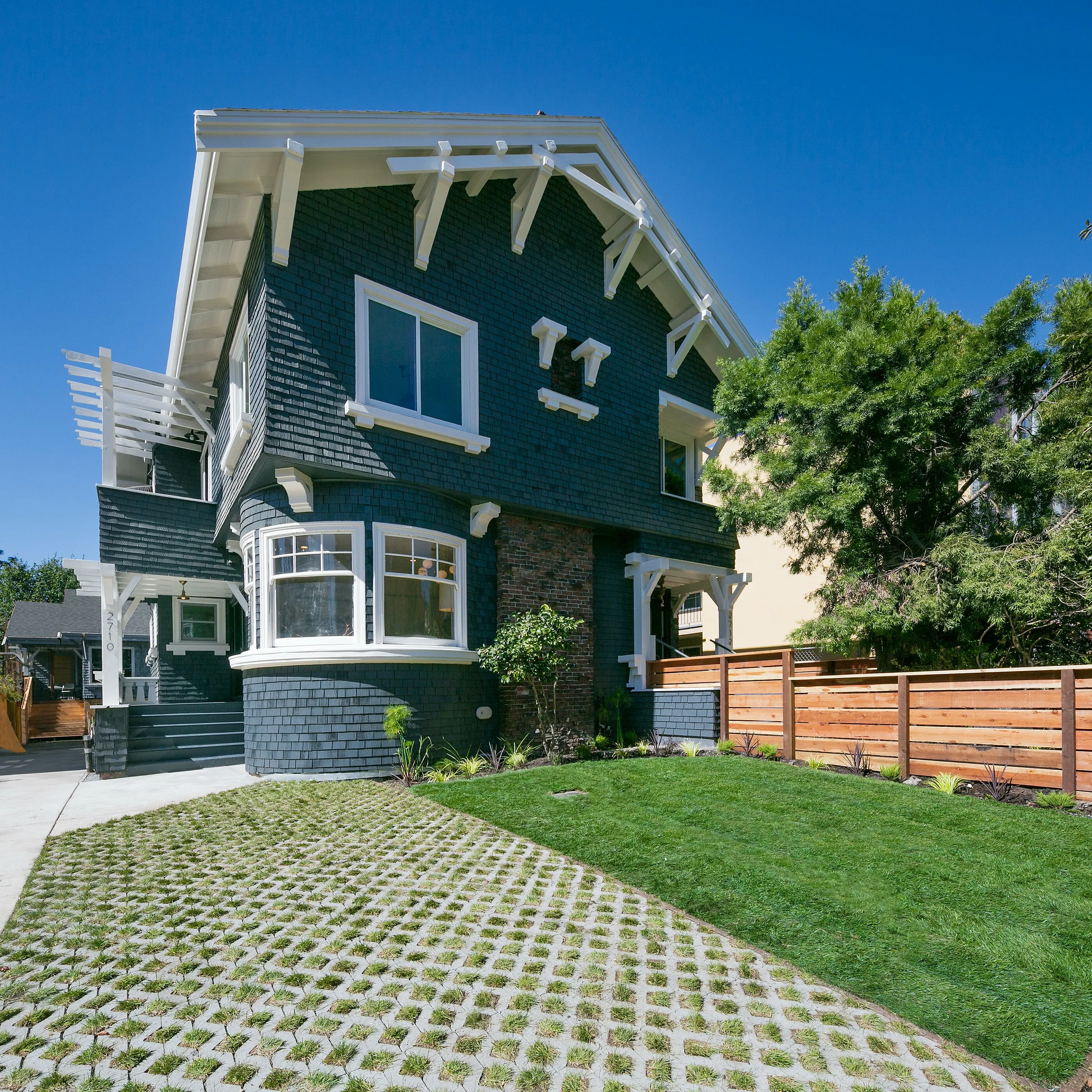 Newly renovated exterior and front lawn