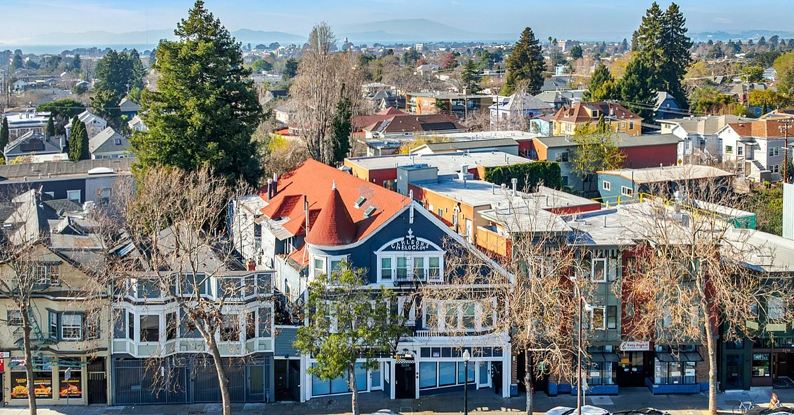 Charming property featuring vibrant, historic architecture located steps from BART in Downtown Berkeley.