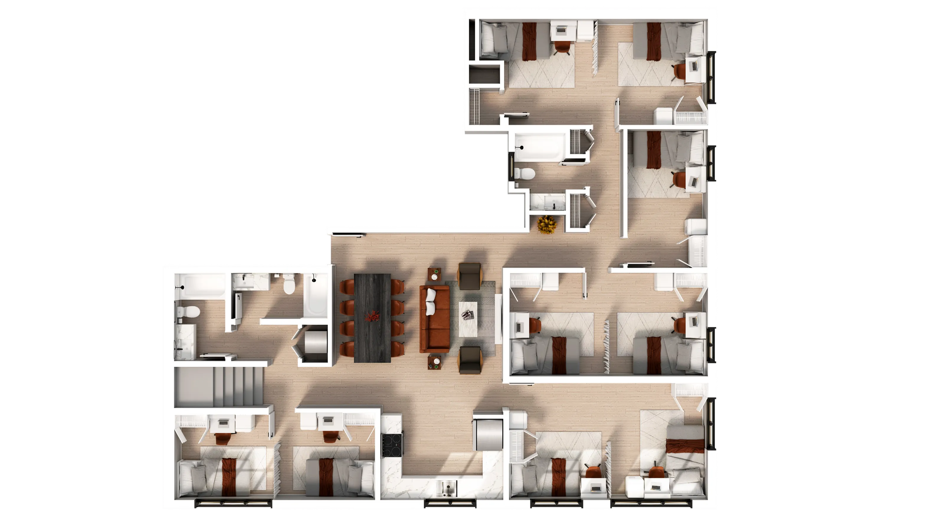 5 Bedroom x 3 Bath