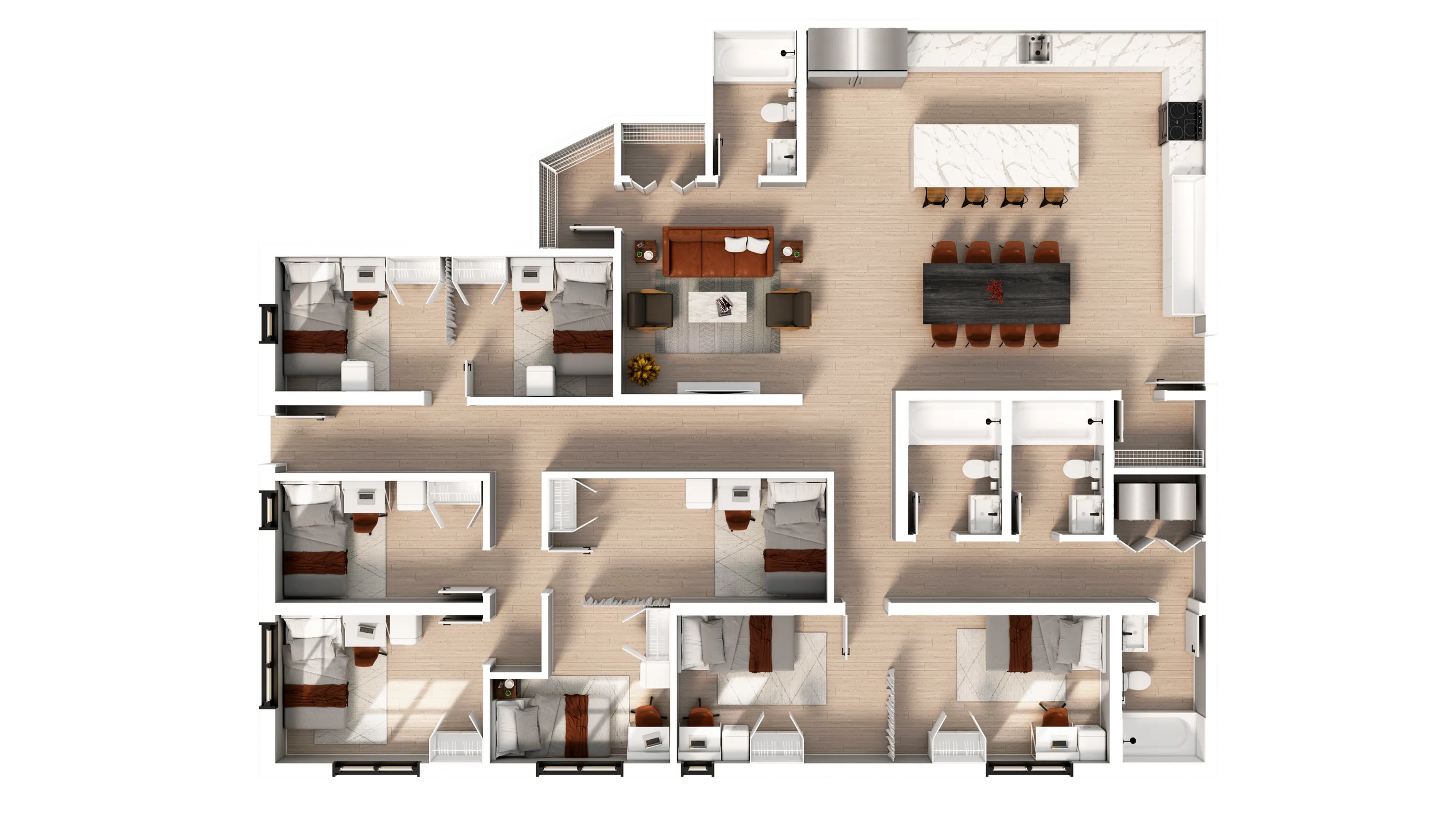 5 Bedroom x 4 Bath