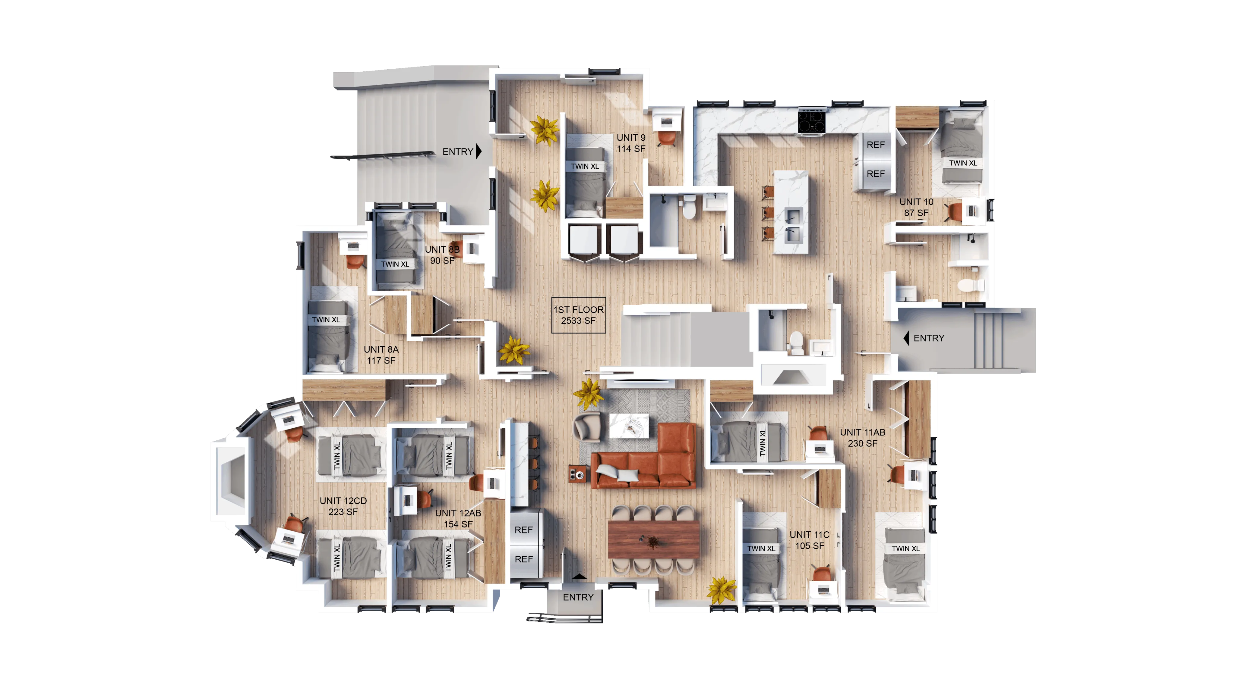 La Loma First Floor Plan