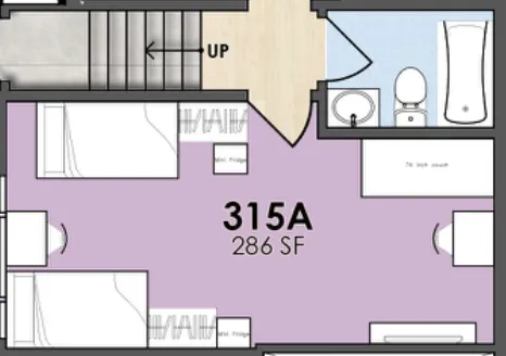 Room #315A Floorplan