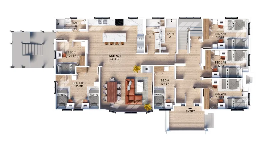 Ground Level Floor Plan
