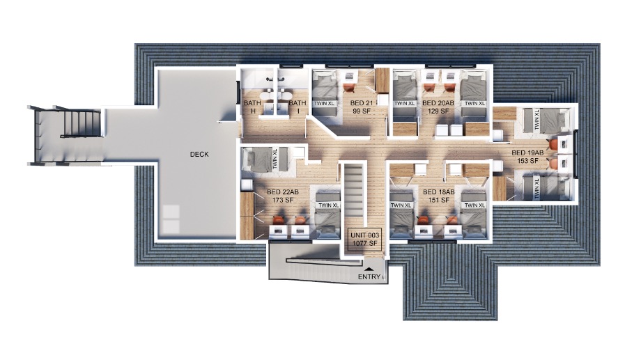Third Level Floor Plan