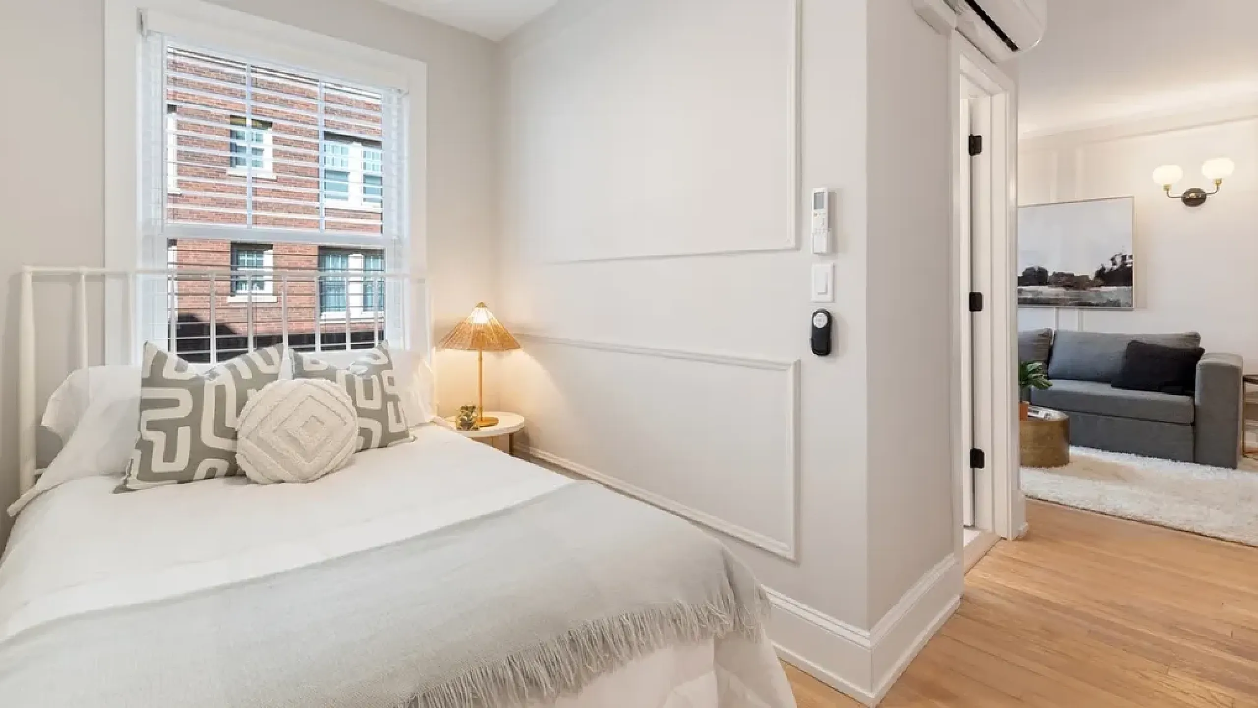 Open bedroom area