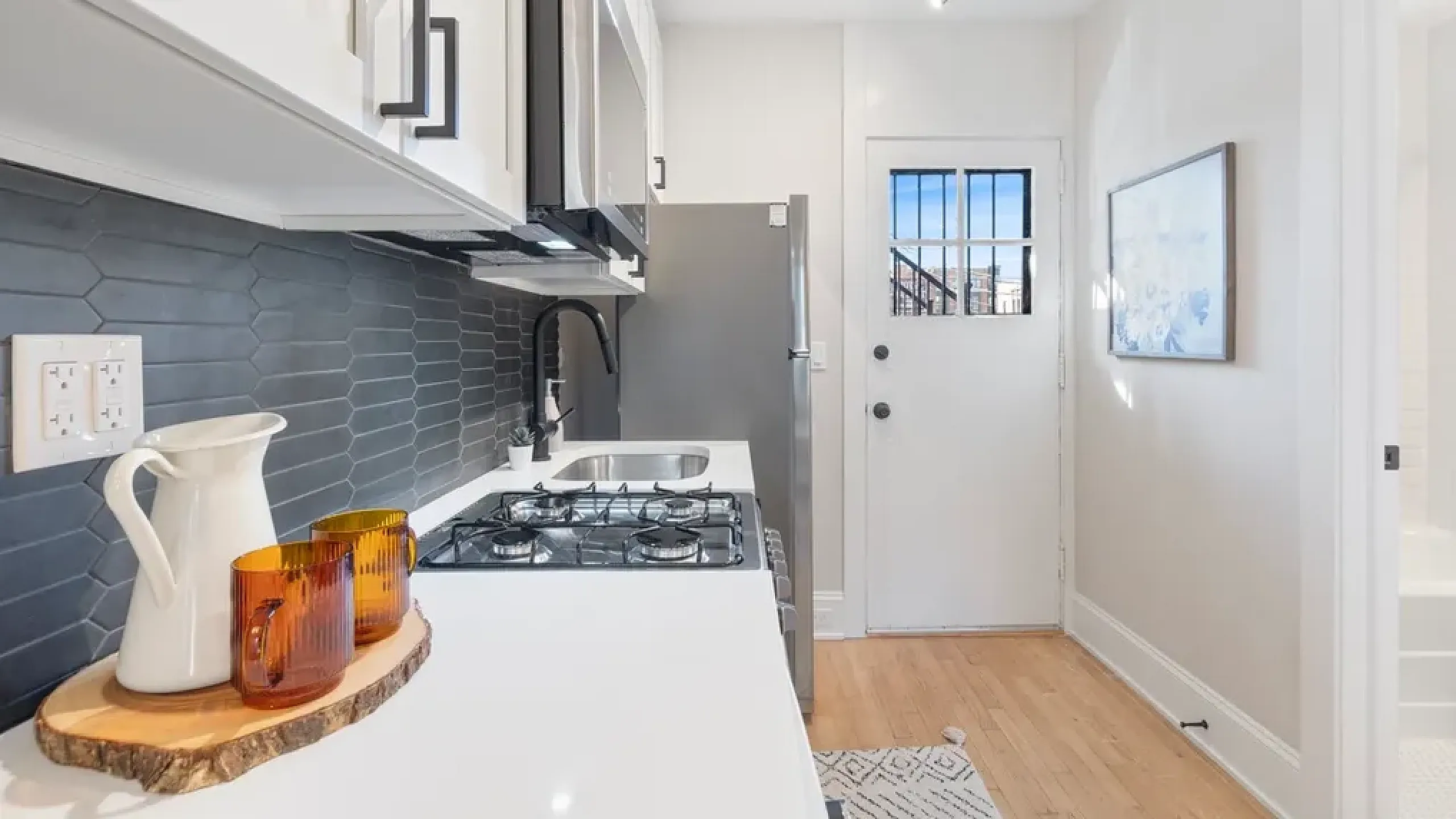 Spacious kitchen with updated appliances