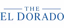 Elegant typography of 'The El Dorado' in striking blue, embodying prestige and sophistication.