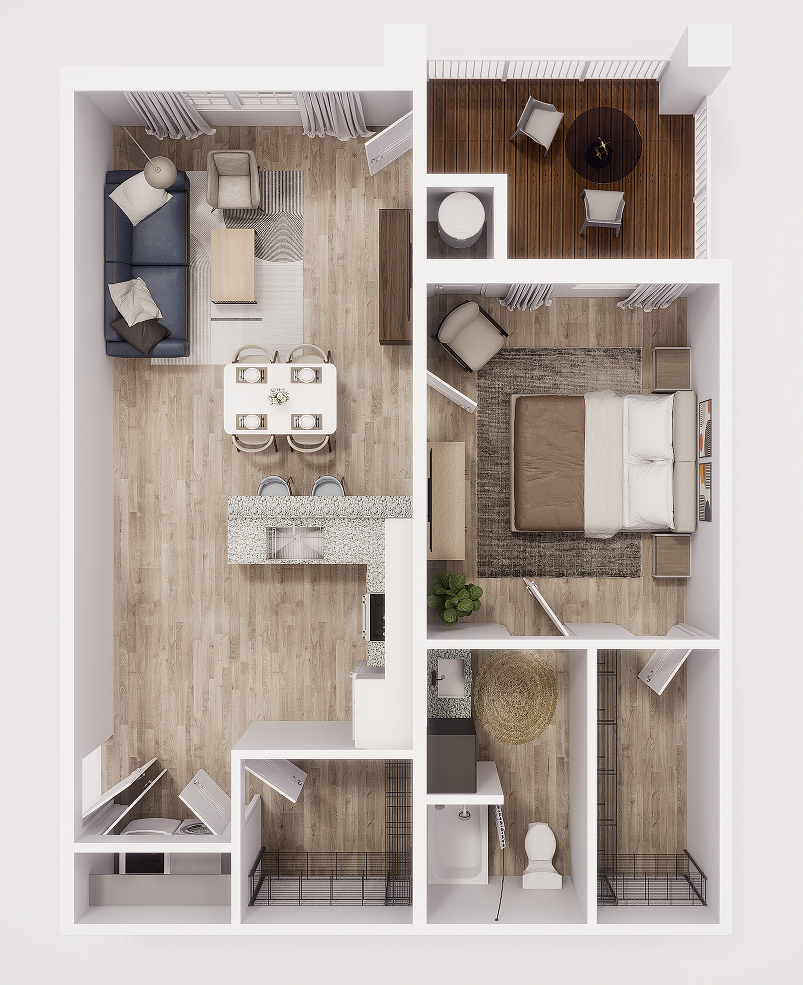 1 Bedroom Apartment