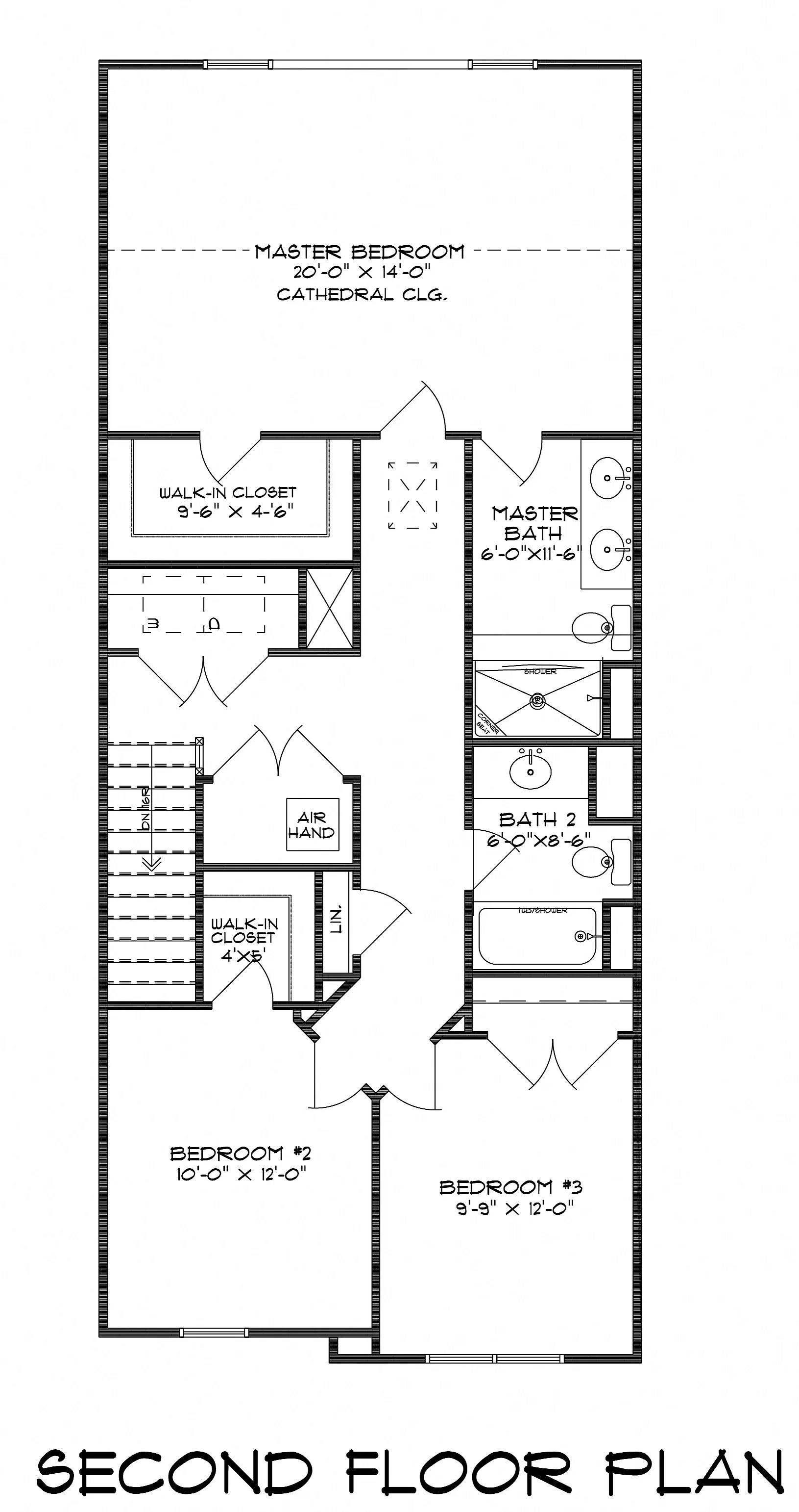 Second Floor 3 bedroom with Garage