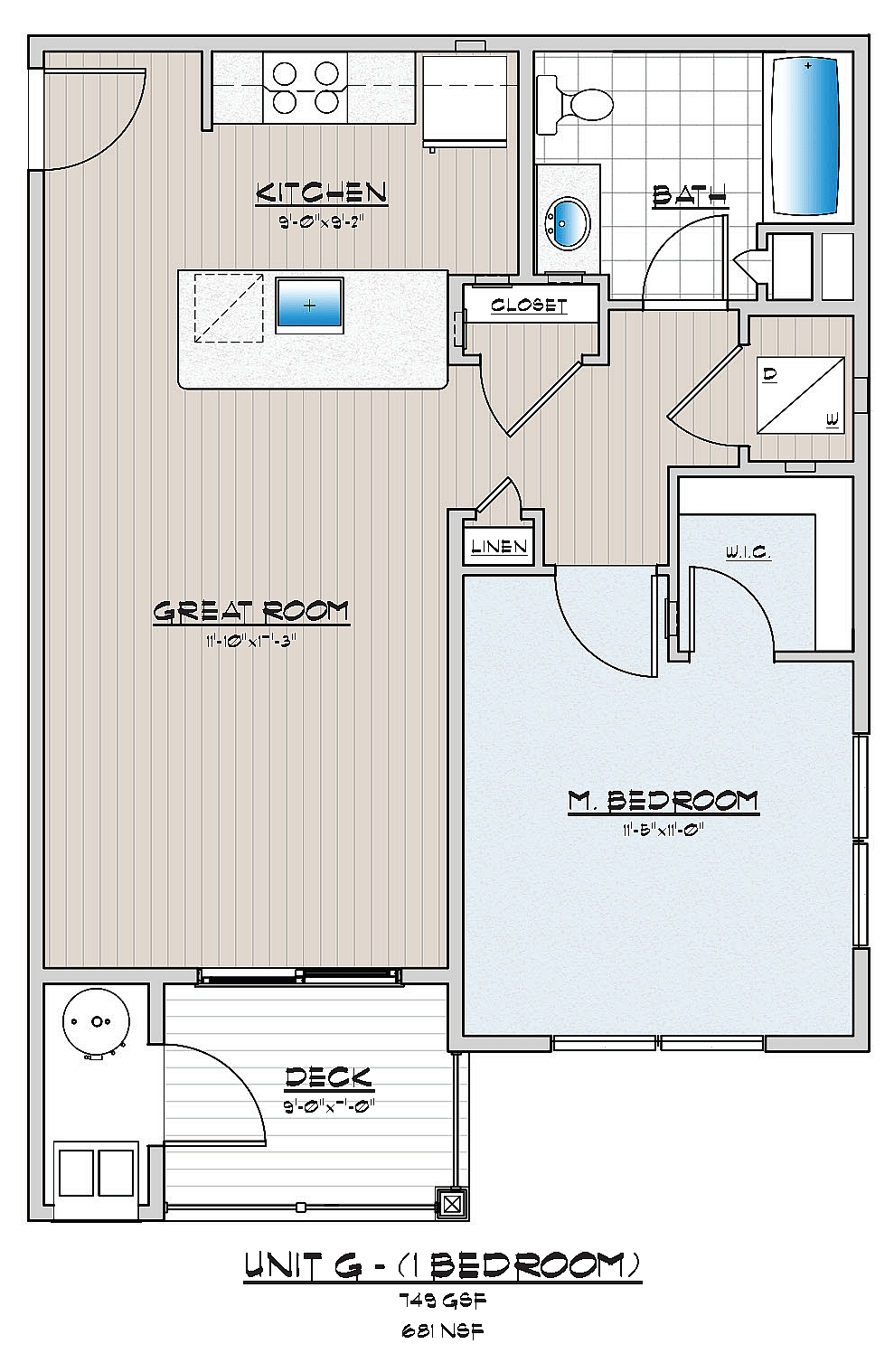 Rowen Place 1 Bedroom With 1 Bathroom