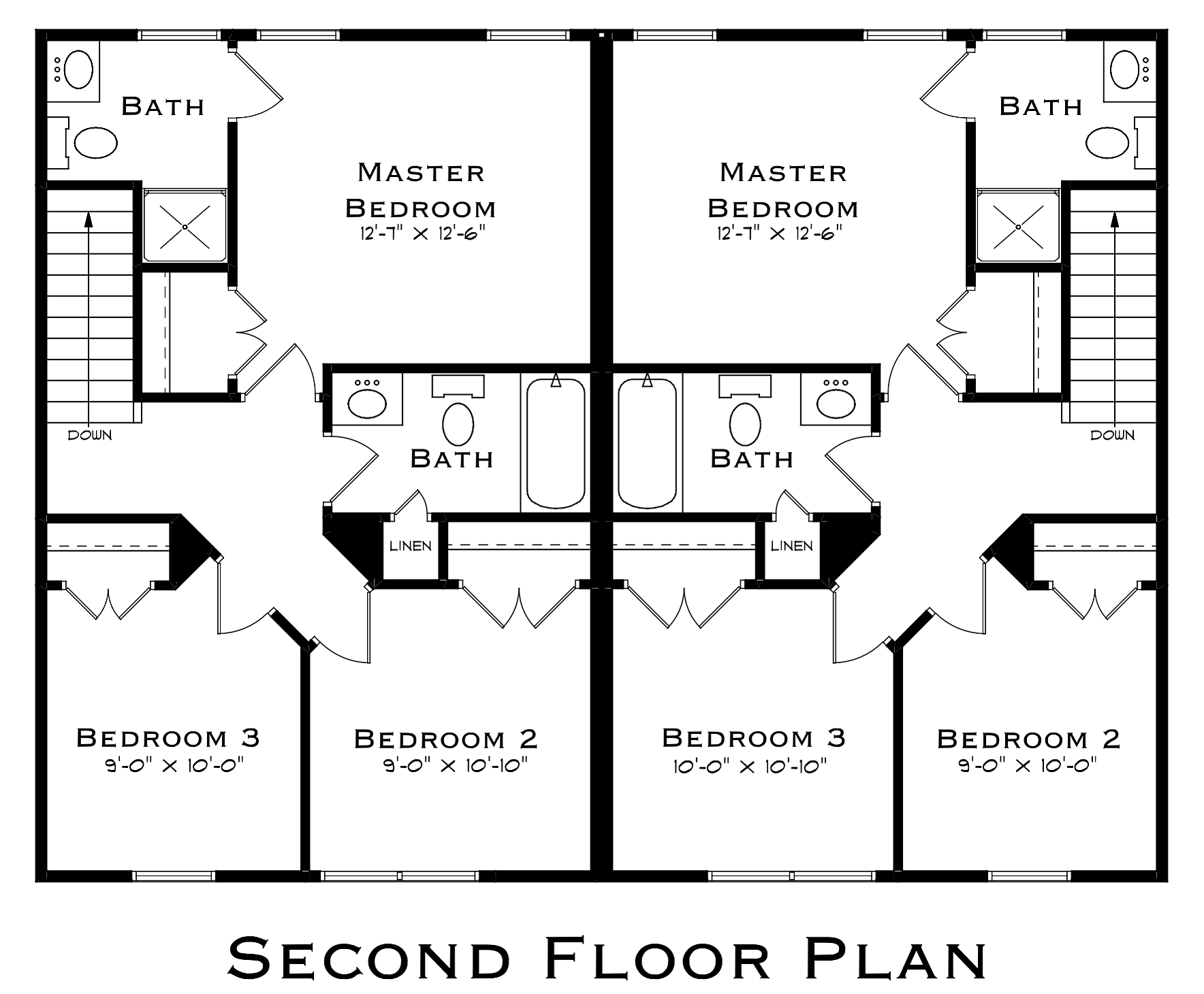 Dew Drop 3 Bed Second Floor Plan
