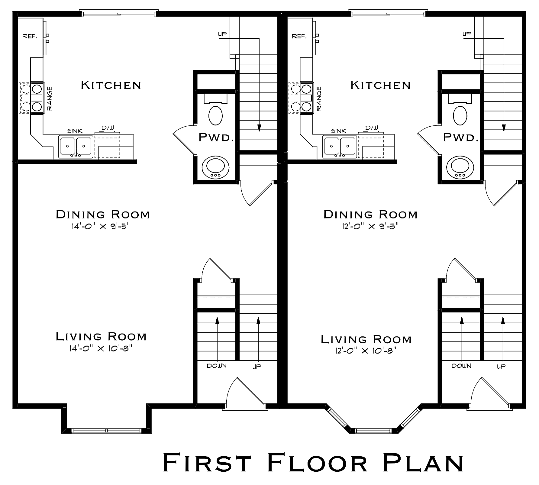 Dew Drop 3 Bedroom First Floor Plan