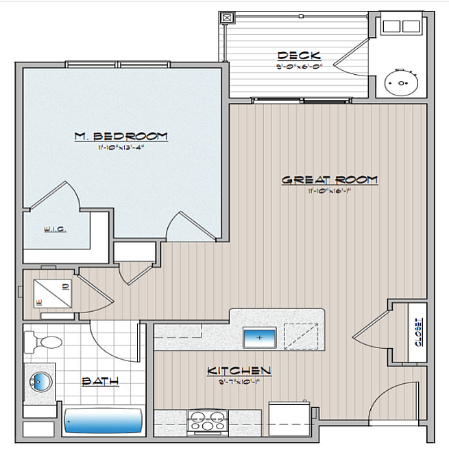 Cambria Phase 1, 1 Bedroom With Elevator