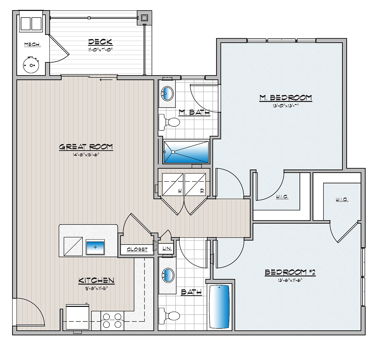 Cambria Phase 1, 2 Bedroom 2 Bath