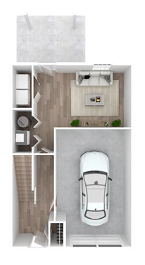 Hudson Ridge Phase 1, 4 Bedroom First Floor Plan With Garage
