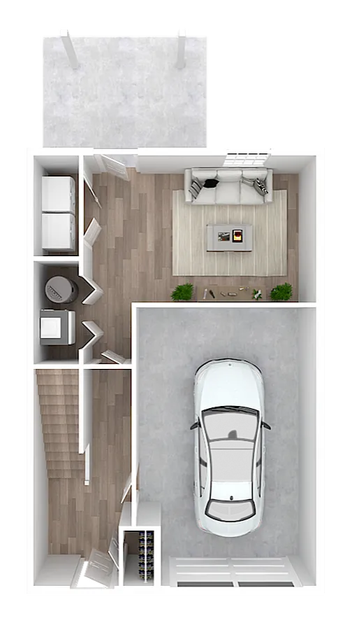 Hudson Ridge Phase 1, 4 Bedroom First Floor Plan With Garage