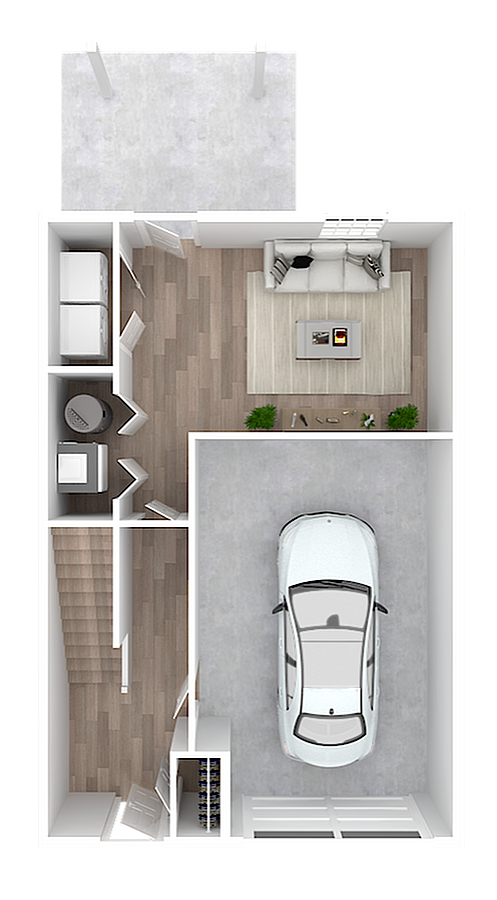 Franklin Square Phase 1, 4 Bedroom First Floor Plan With Garage