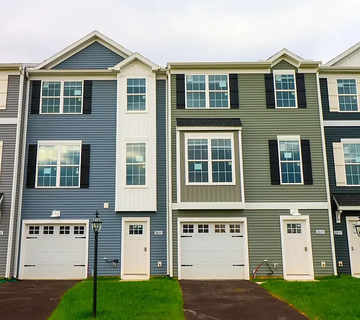 exterior townhome