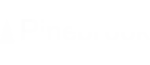 Elegant white Pinebrook logo featuring a minimalist pine tree design.