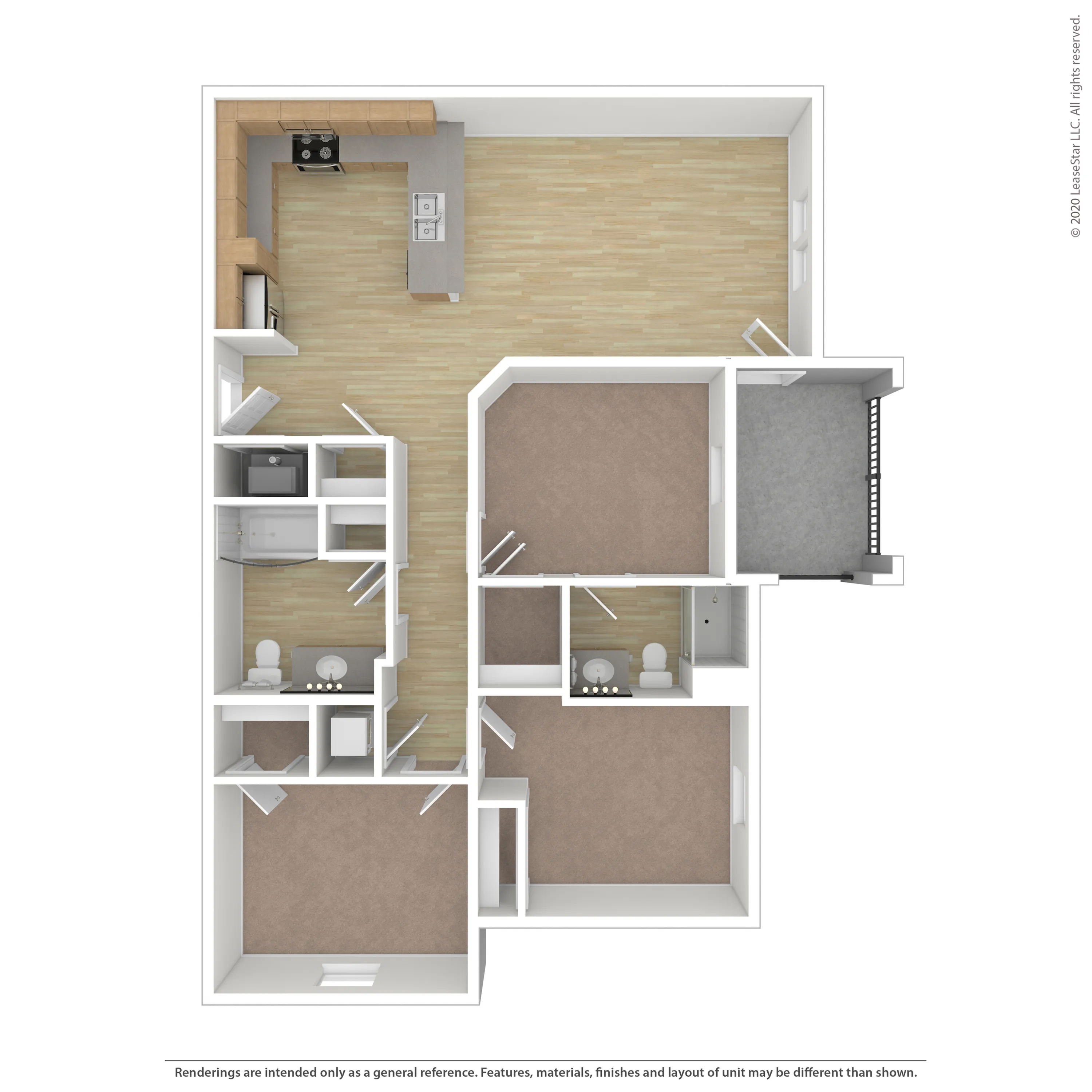 3 Bed 2 Bath